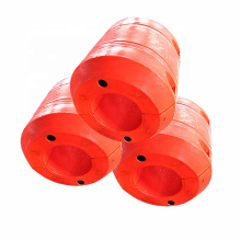 Durables pontones plásticos de dragado de PE Flotadores para tuberías y mangueras